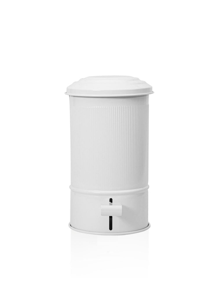 Mia Stripe Weißer Mülleimer 5L – unverzichtbar für Küche und Bad