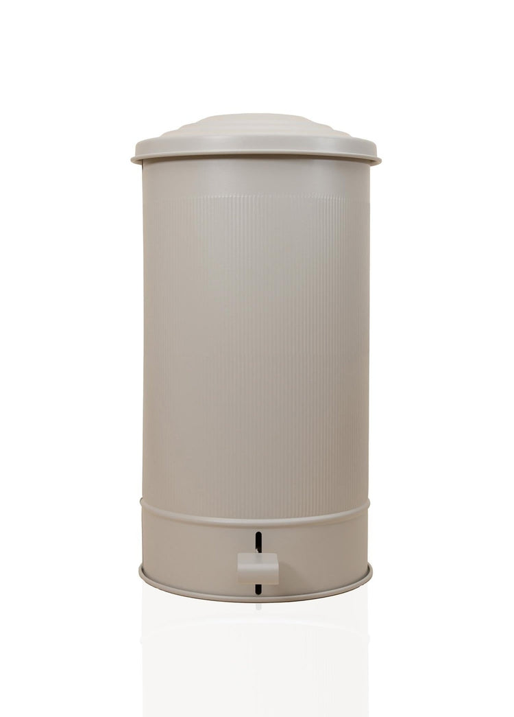 Stripe Kitchen Trash Can Beige 24 Lt - Exporgin | Türkiye Comes to You