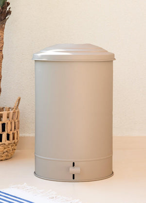 Stripe Kitchen Trash Can Beige 37 Lt - Exporgin | Türkiye Comes to You