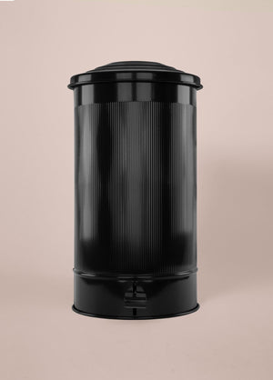 Stripe Kitchen Trash Can Black 24 Lt - Exporgin | Türkiye Comes to You