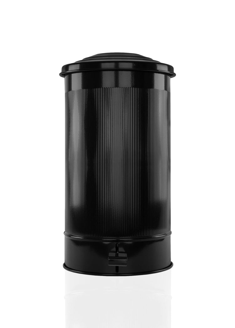 Stripe Kitchen Trash Can Black 24 Lt - Exporgin | Türkiye Comes to You