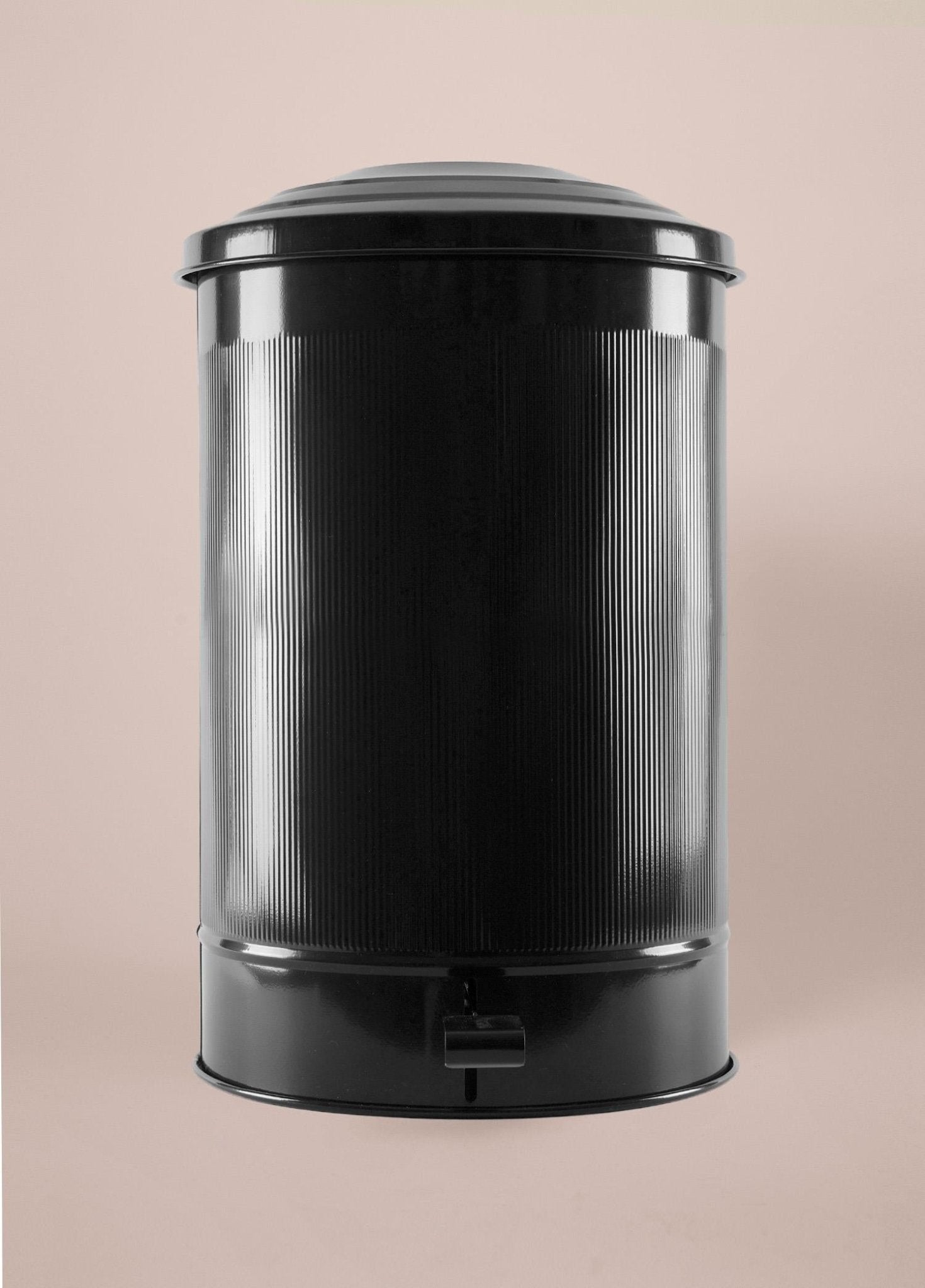 Stripe Kitchen Trash Can Black 37 Lt - Exporgin | Türkiye Comes to You
