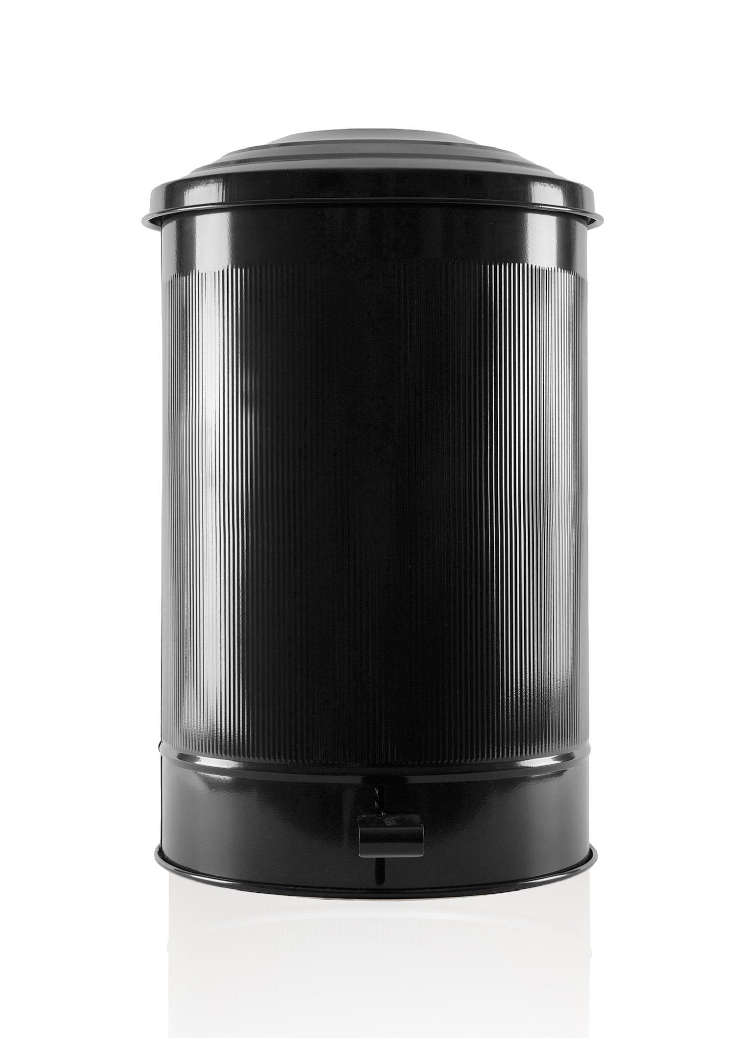 Stripe Kitchen Trash Can Black 37 Lt - Exporgin | Türkiye Comes to You