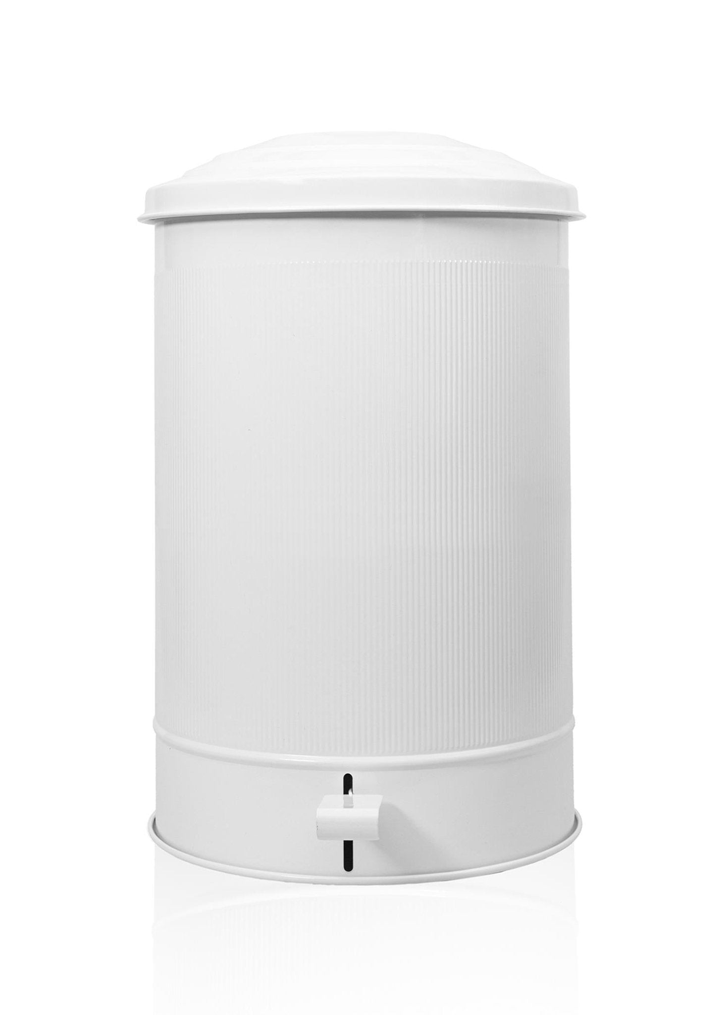 Stripe Kitchen Trash Can White 37 Lt - Exporgin | Türkiye Comes to You