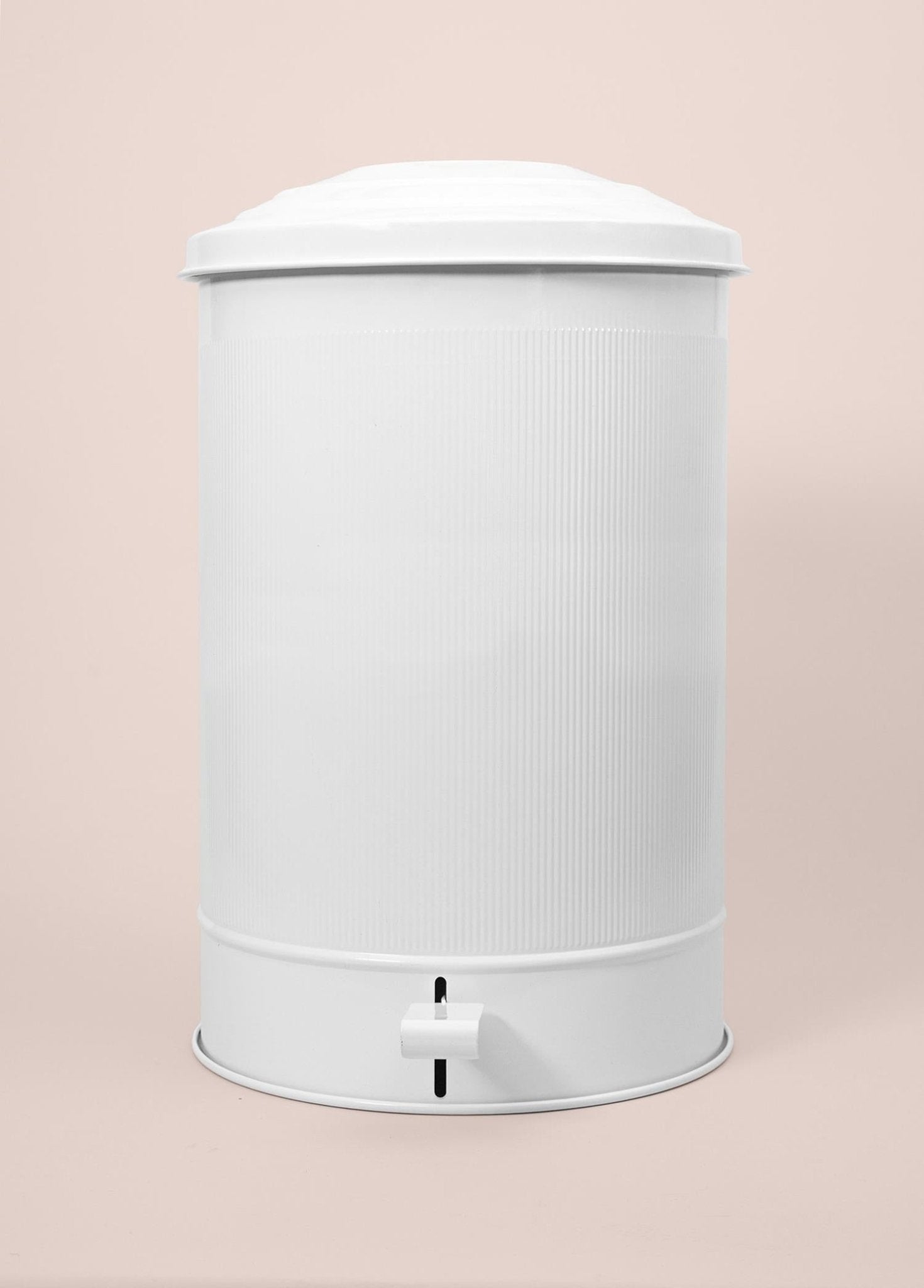 Stripe Kitchen Trash Can White 37 Lt - Exporgin | Türkiye Comes to You