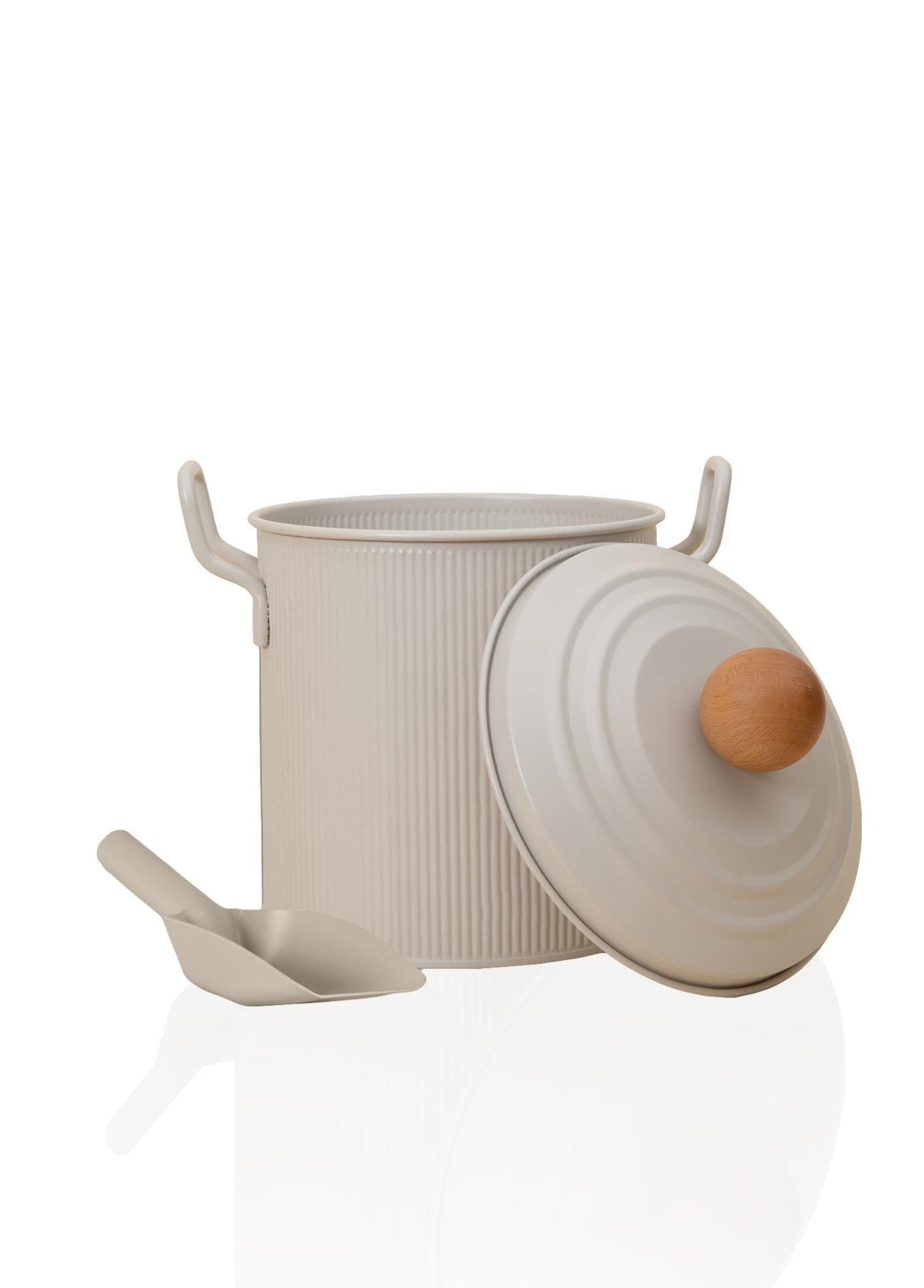 Stripe Pulses and Detergent Storage Container Beige - Exporgin | Türkiye Comes to You