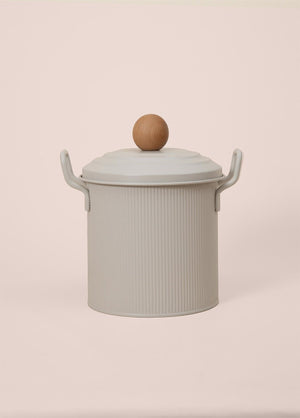Stripe Pulses and Detergent Storage Container Beige - Exporgin | Türkiye Comes to You