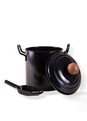 Stripe Pulses and Detergent Storage Container Black - Exporgin | Türkiye Comes to You