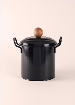 Stripe Pulses and Detergent Storage Container Black - Exporgin | Türkiye Comes to You