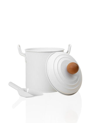 Stripe Pulses and Detergent Storage Container White - Exporgin | Türkiye Comes to You