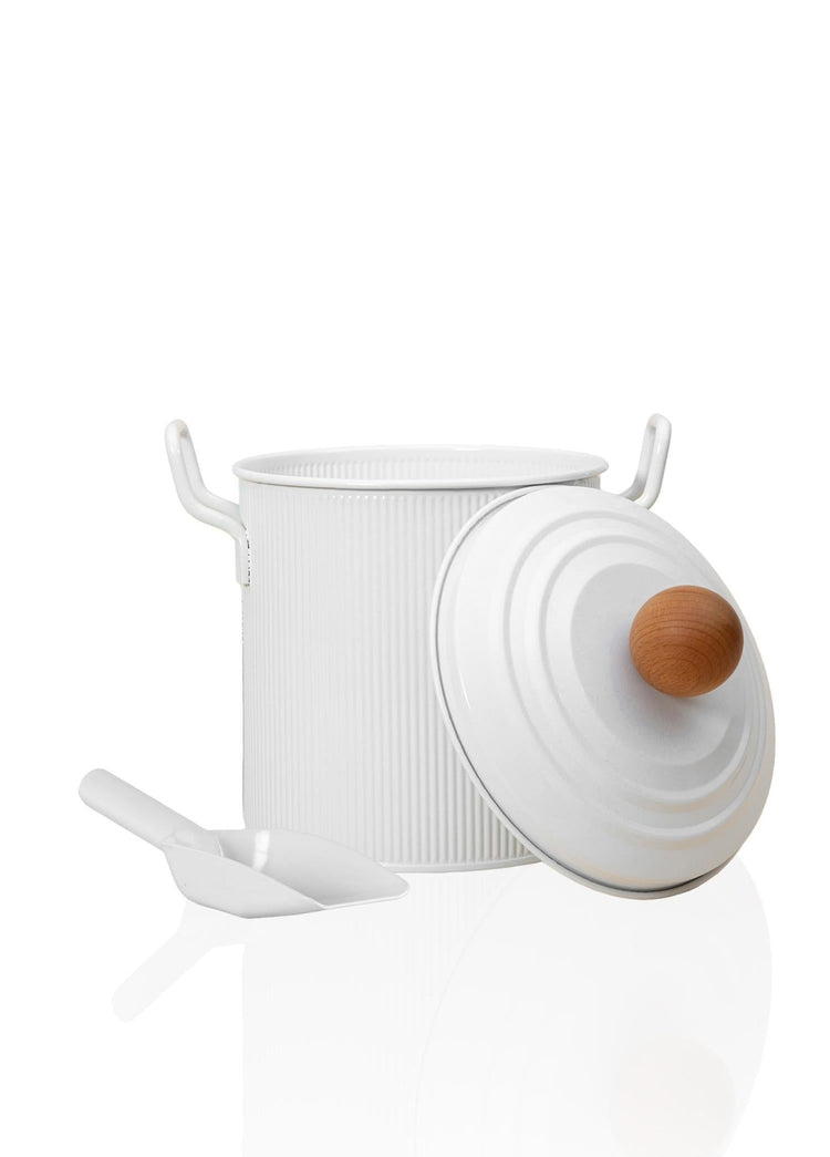Stripe Pulses and Detergent Storage Container White - Exporgin | Türkiye Comes to You