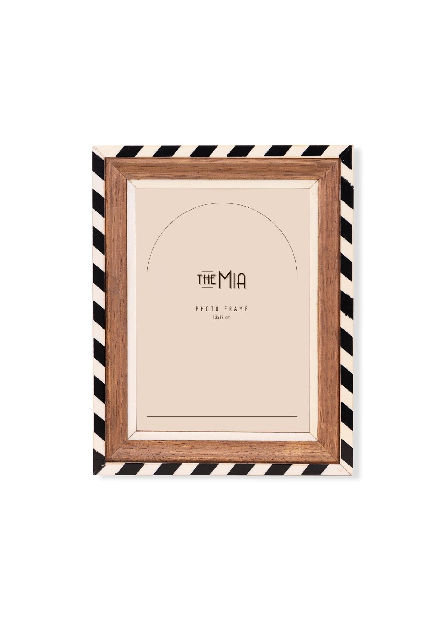 Striped Photo Frame 18x23 cm - Exporgin | Türkiye Comes to You
