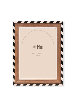 Striped Photo Frame 20x25 cm - Exporgin | Türkiye Comes to You