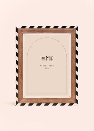 Striped Photo Frame 20x25 cm - Exporgin | Türkiye Comes to You