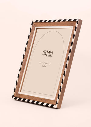Striped Photo Frame 25x30 cm - Exporgin | Türkiye Comes to You