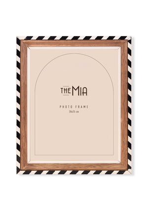 Striped Photo Frame 25x30 cm - Exporgin | Türkiye Comes to You