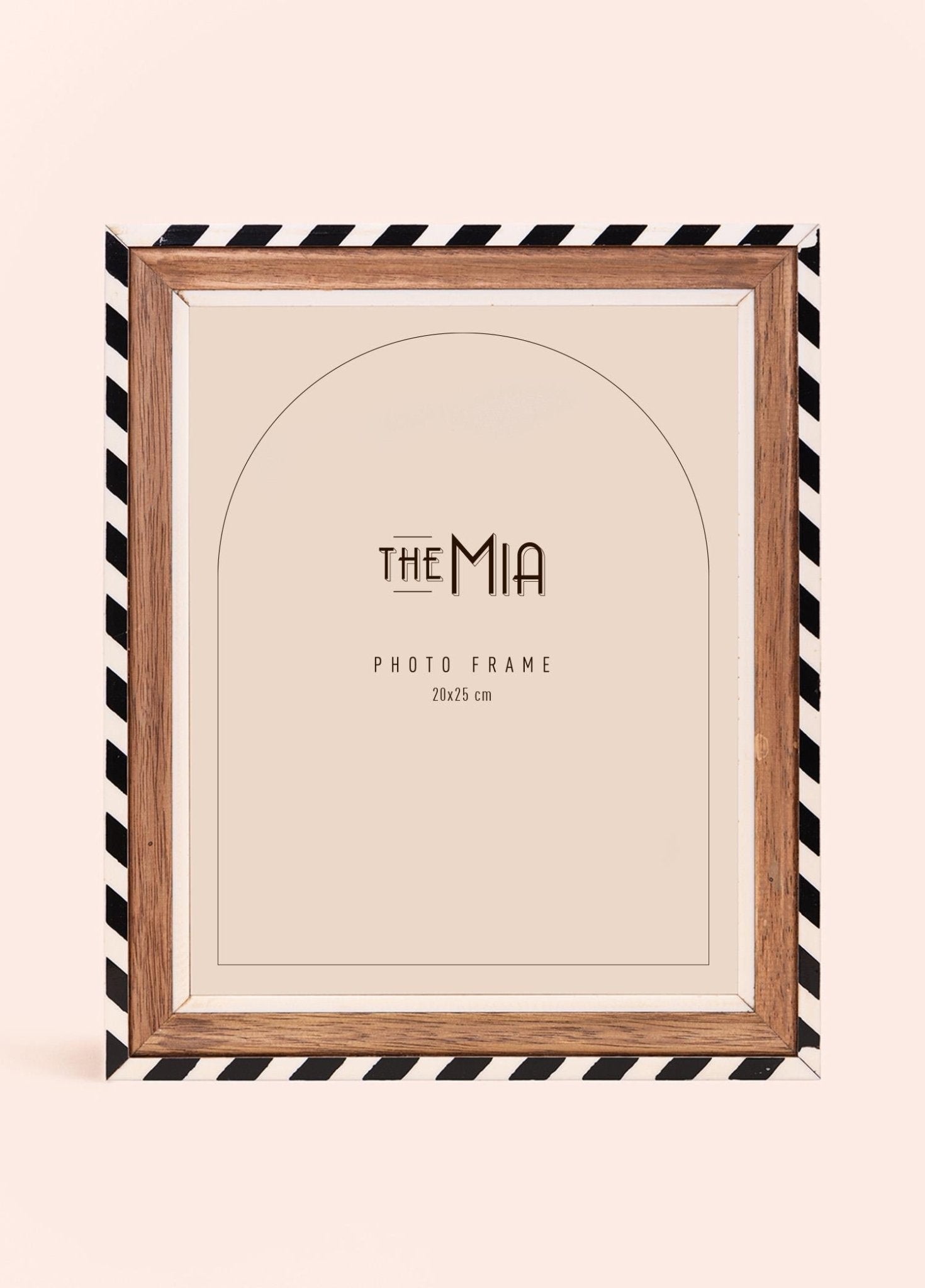 Striped Photo Frame 25x30 cm - Exporgin | Türkiye Comes to You