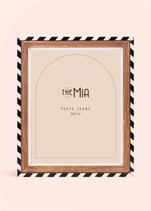 Striped Photo Frame 25x30 cm - Exporgin | Türkiye Comes to You