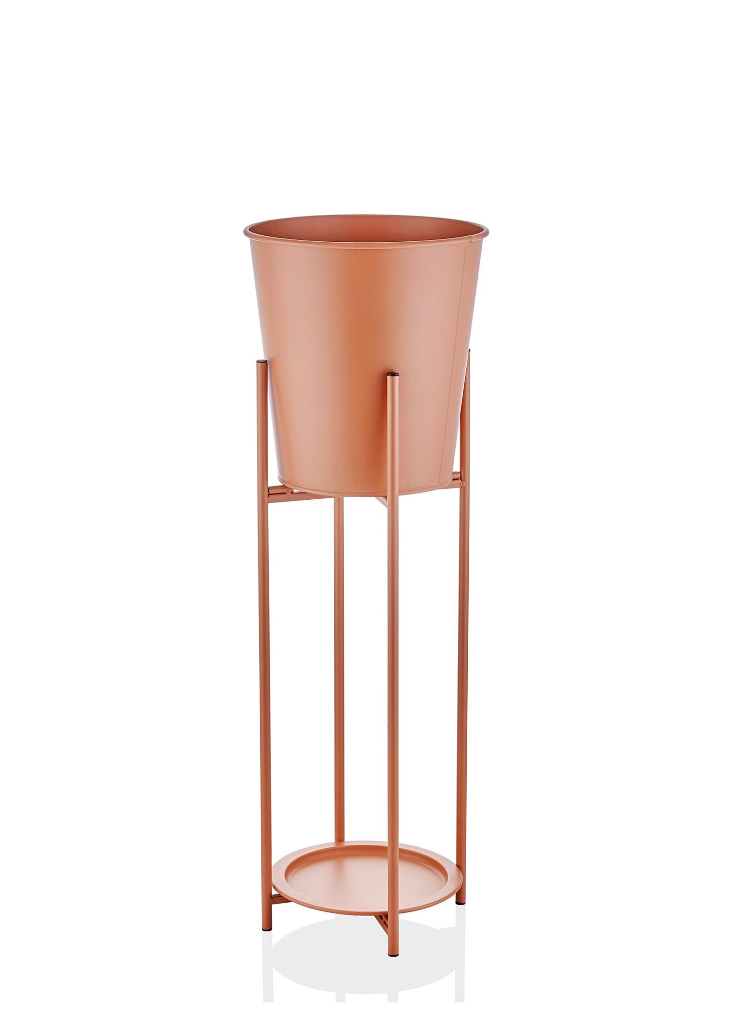 Suelo Vase & Flower Pot Terracota 30x30x88 cm