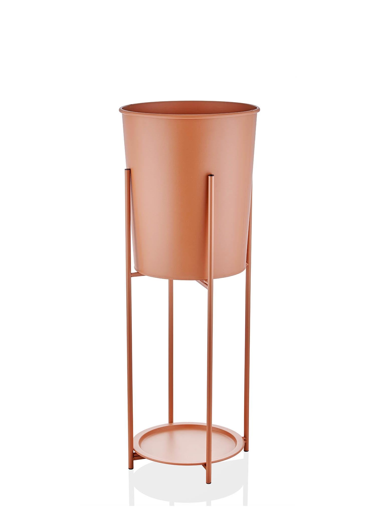 Suelo Vase & Flower Pot Terracota 35x35x93 cm