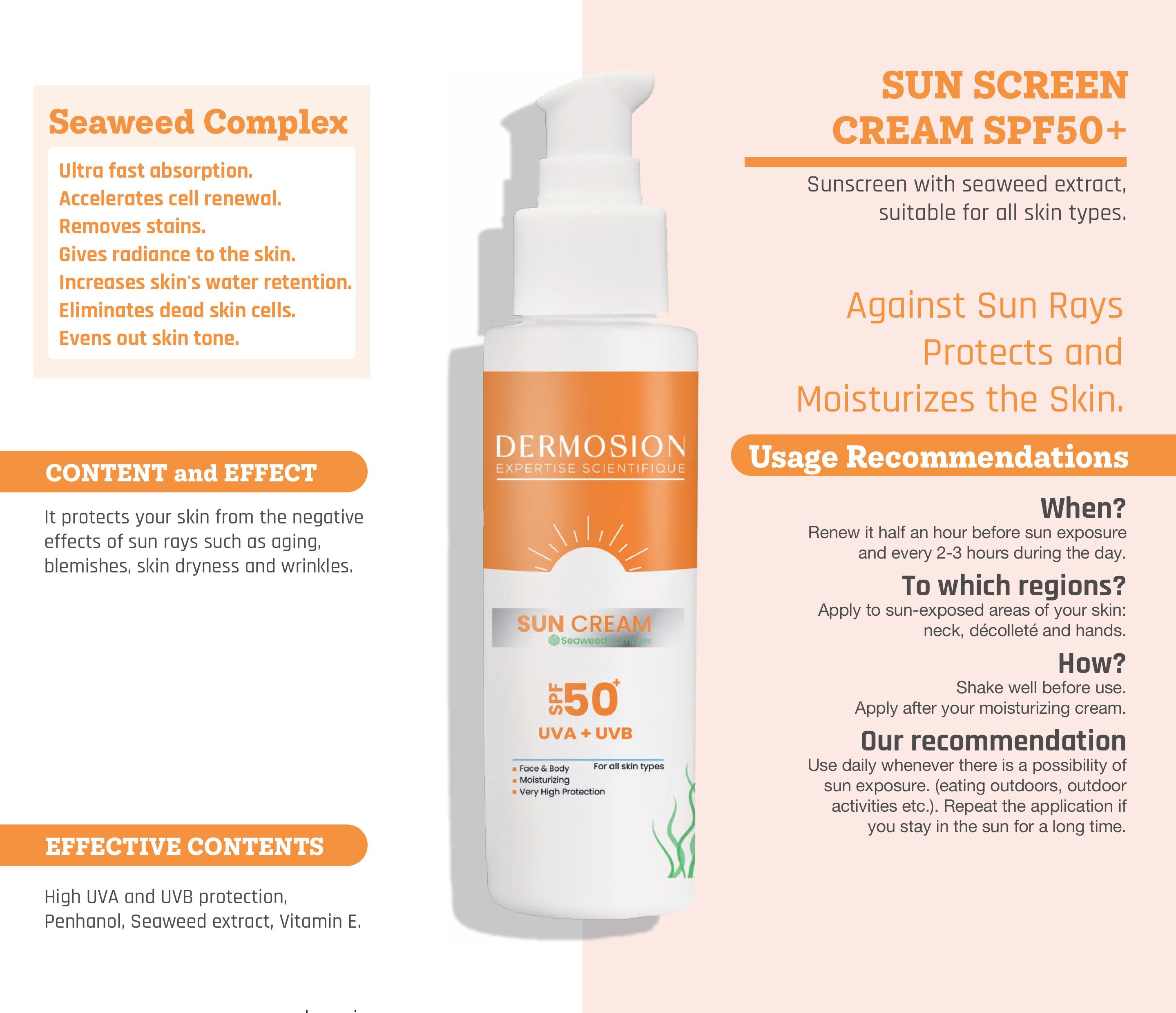 Dermosion SPF 50+ Suncreen 100ml