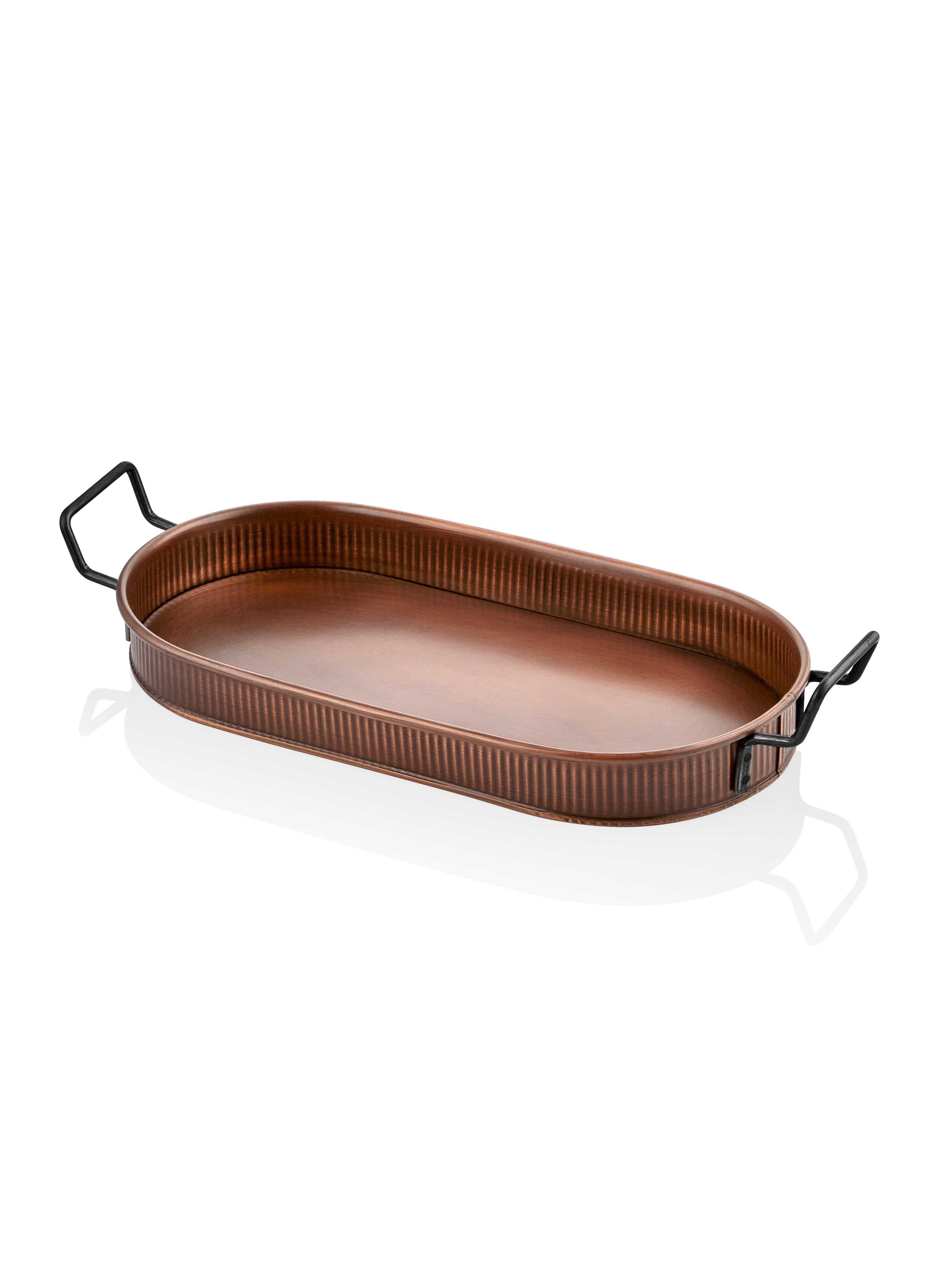 Tray Copper 54x23 cm