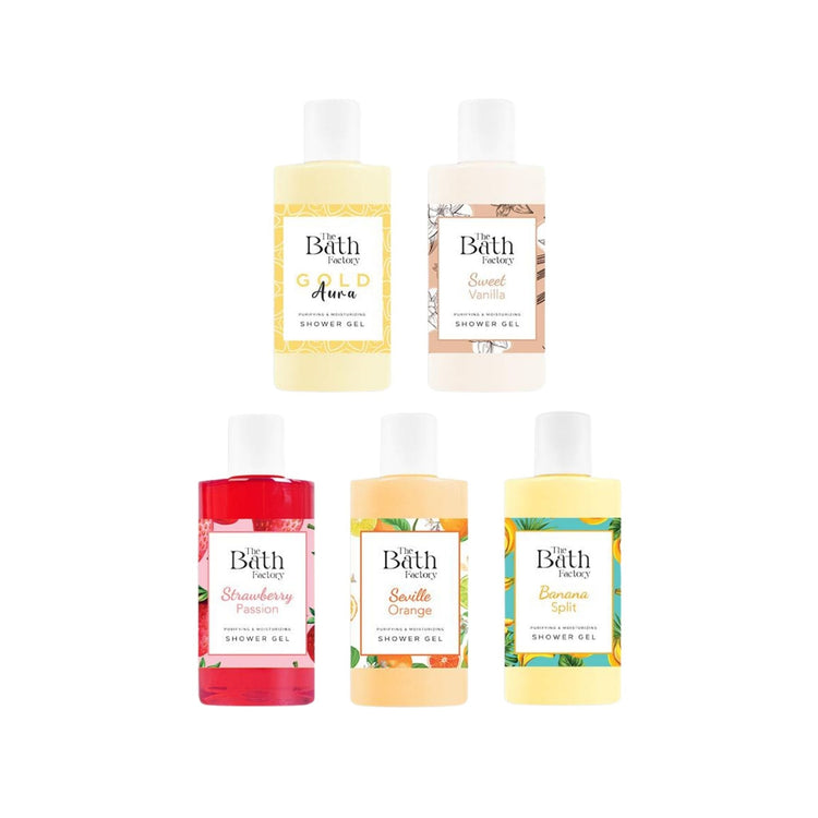 Das Bath Factory Duschgel-Set – 5 x 50 ml erfrischend