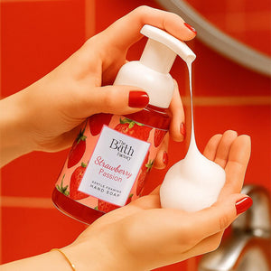The Bath Factory - Strawberry Passion - Gentle Foaming Hand Soap 400ml - Exporgin - Global Shopping Site