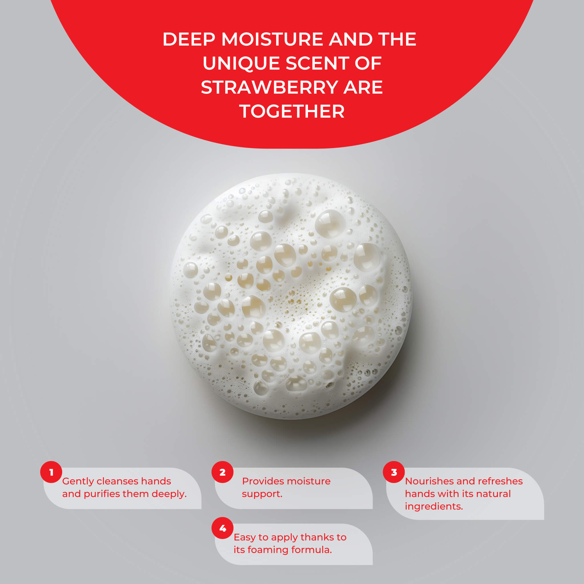 The Bath Factory - Strawberry Passion - Gentle Foaming Hand Soap 400ml - Exporgin - Global Shopping Site