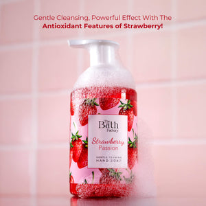 The Bath Factory - Strawberry Passion - Gentle Foaming Hand Soap 400ml - Exporgin - Global Shopping Site