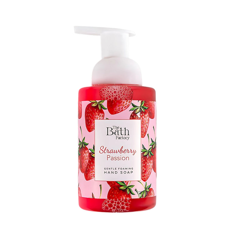 The Bath Factory - Strawberry Passion - Gentle Foaming Hand Soap 400ml - Exporgin - Global Shopping Site