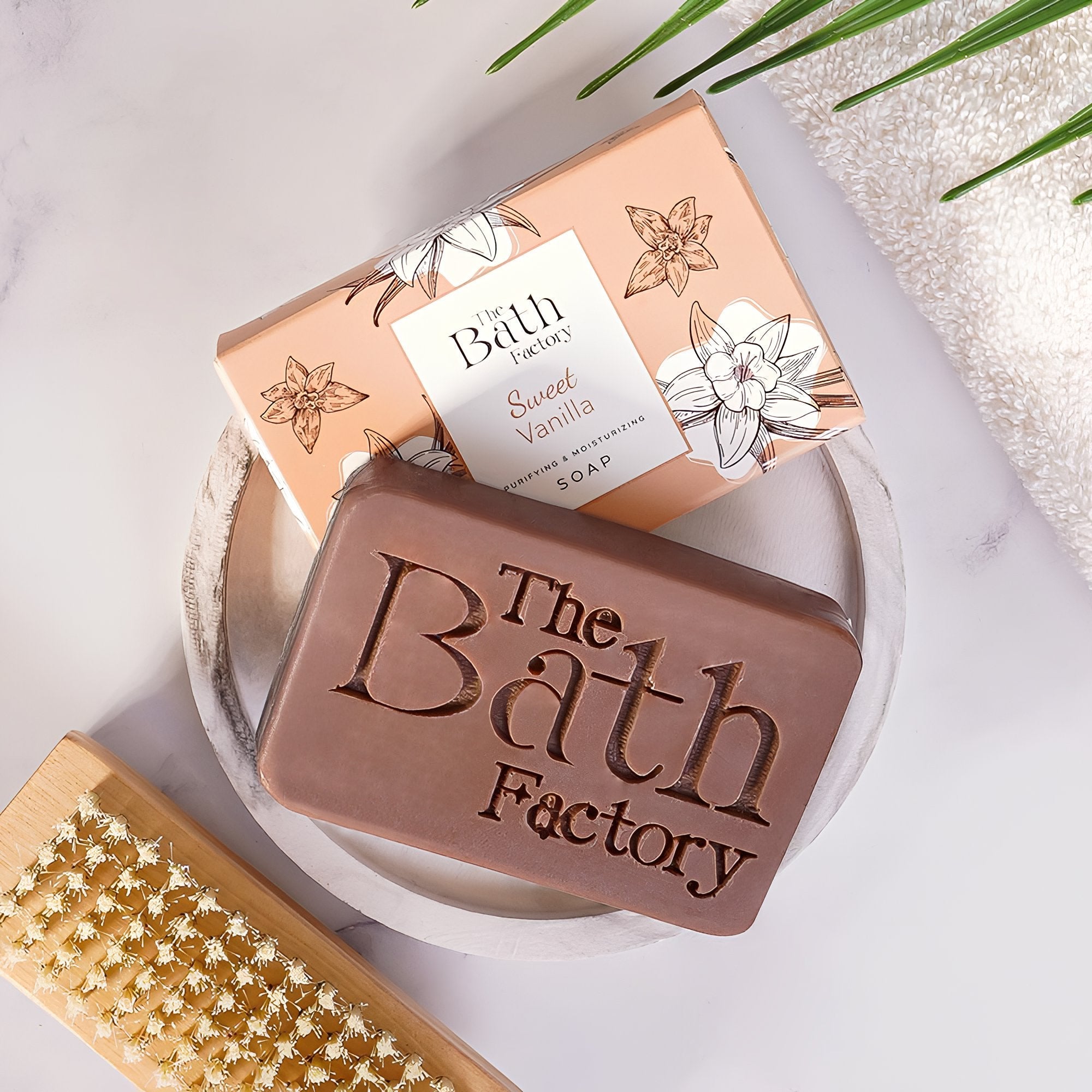 The Bath Factory Sweet Vanilla Soap – Purifying and Mouisturizing 80g - Exporgin - Global Shopping Site