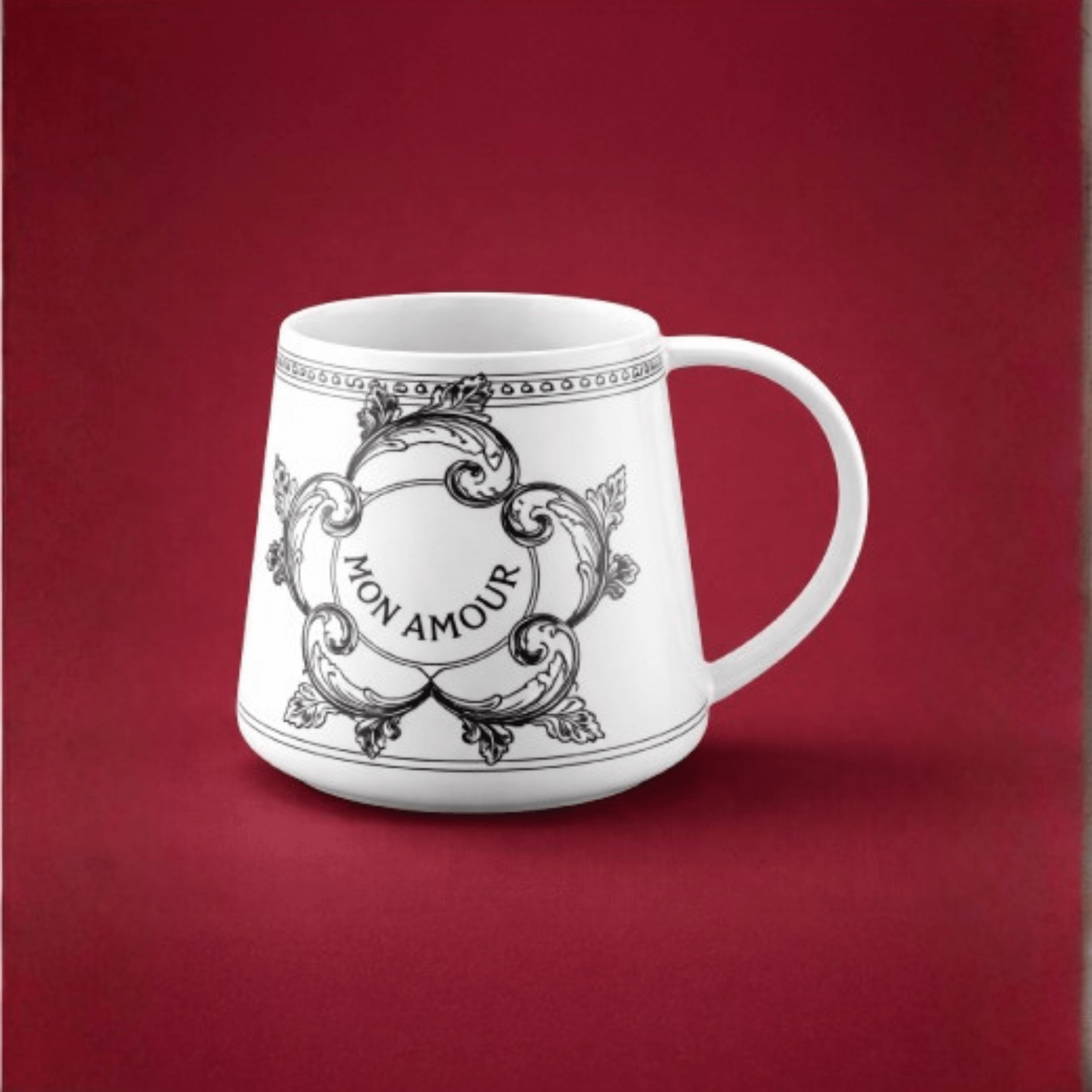 The Mia Mon Amour Porcelain Mug KPA0255 340ml (11.50 fl oz) - Exporgin | Türkiye Comes to You