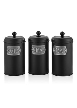 The Mia Tea Sugar Coffee Jar Black 1.20L (40.58 fl oz) MGL0019 - Exporgin | Global Shopping Site