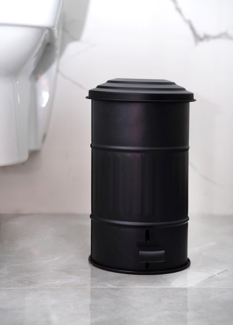 The Mia Trash Can Bathroom Black 5L (169.07 fl oz) MGL0004 - Exporgin | Global Shopping Site