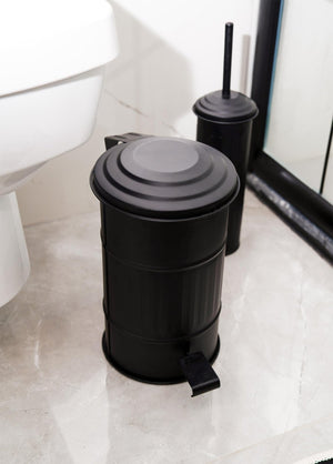 The Mia Trash Can Bathroom Black 5L (169.07 fl oz) MGL0004 - Exporgin | Global Shopping Site