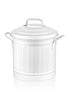 The Mia Trash Can Countertop White 4L ( 135.26 fl oz) - Exporgin | Global Shopping Site