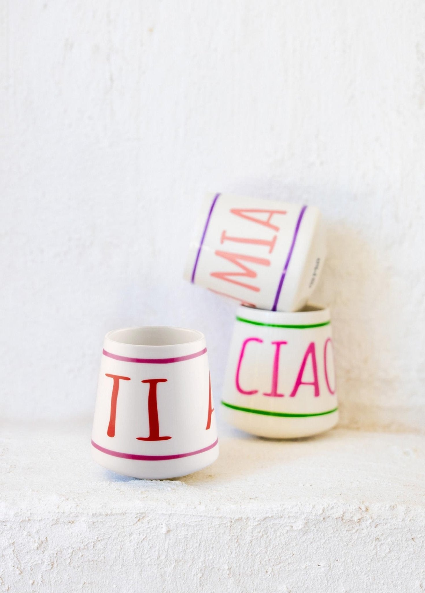 Ti Amo Porcelain Mug KPA0246 180 cc - Exporgin - Global Shopping Site