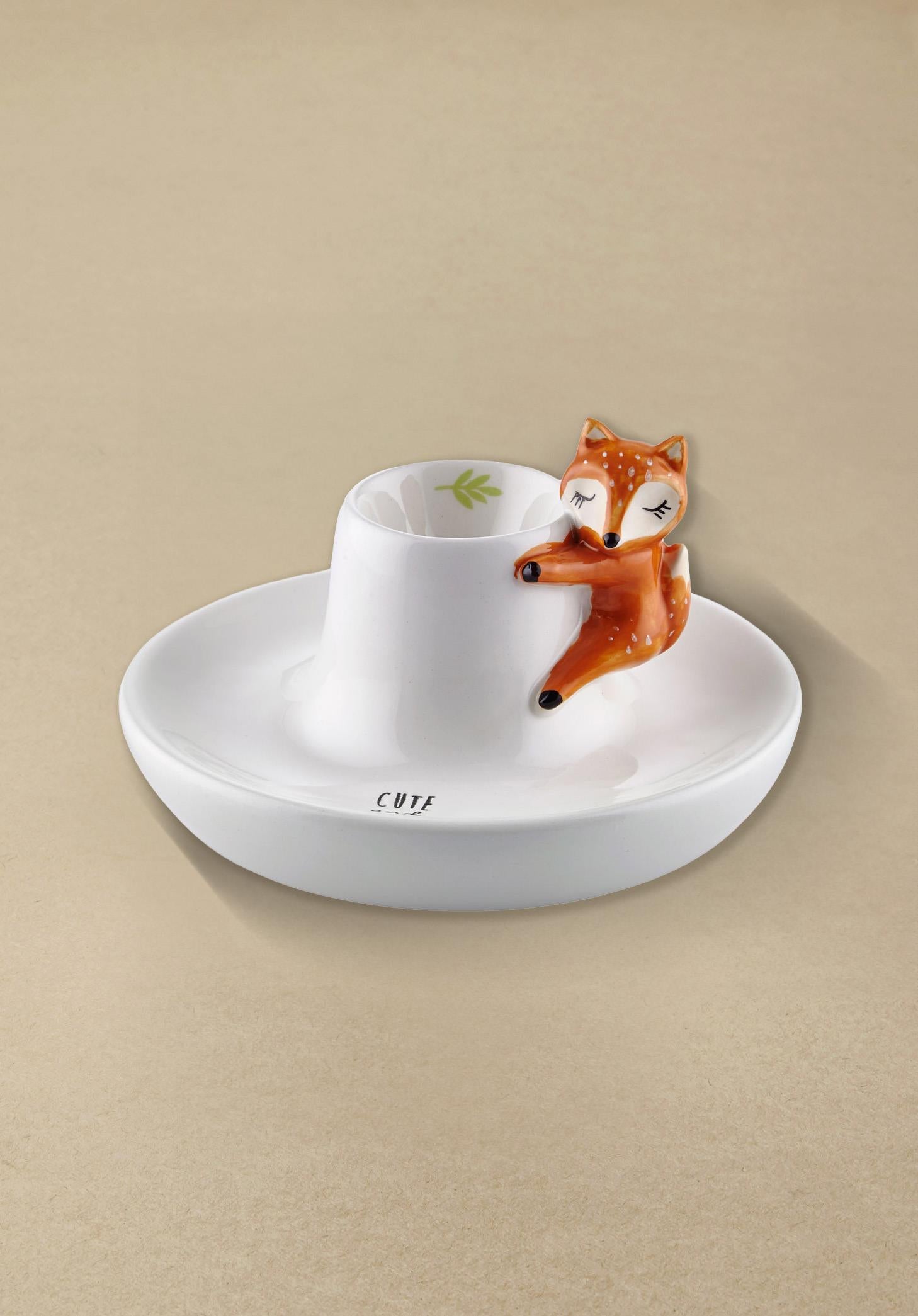 Fox Egg Cup 16x9 cm