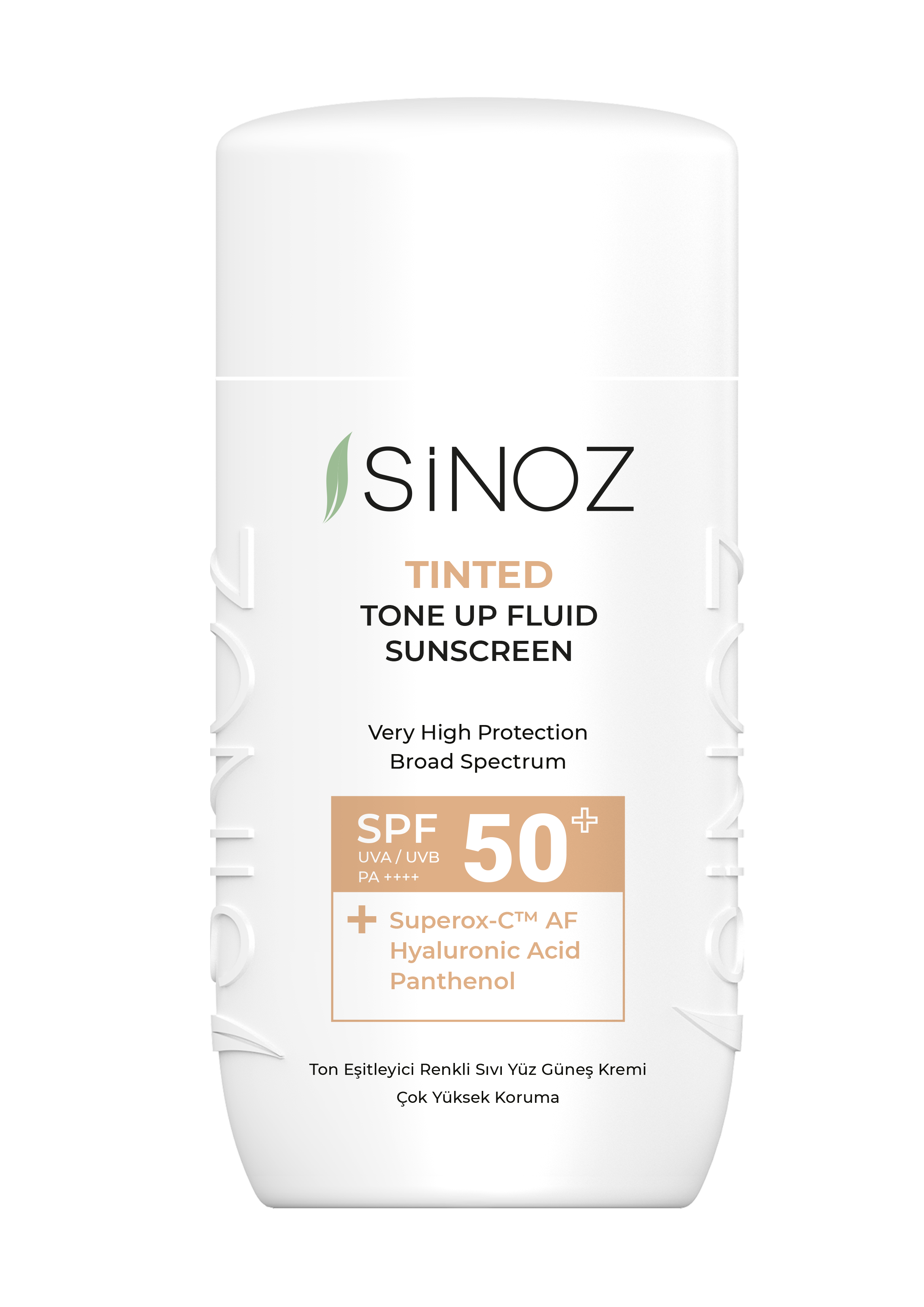 Sinoz Tinted Tone Up Fluid Sunscreen SPF50+ / PA++++