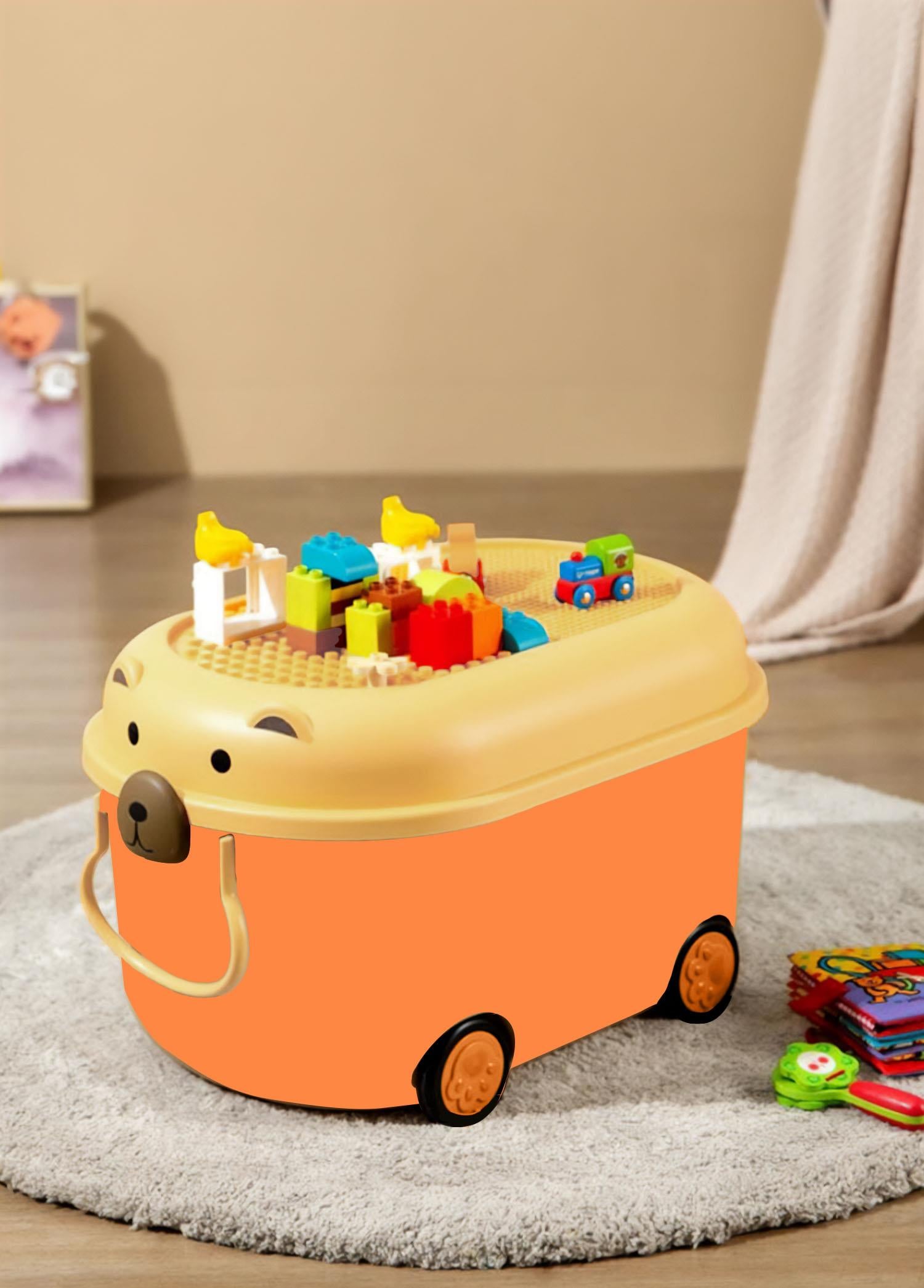 Trail Toy Storage Box Powder 57x39x33 cm