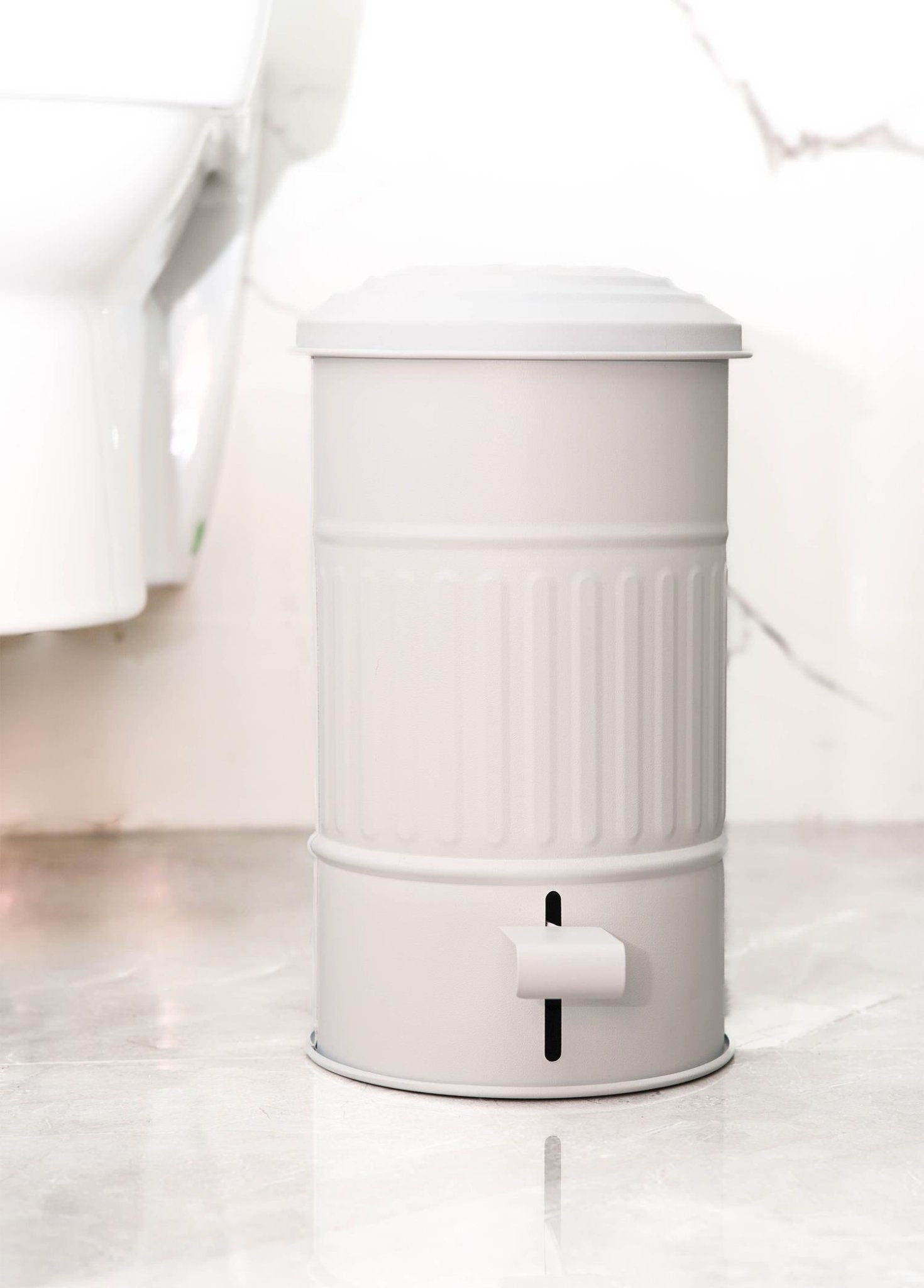 Trash Can Bathroom 5 Lt White MGL0009 - Exporgin | Türkiye Comes to You