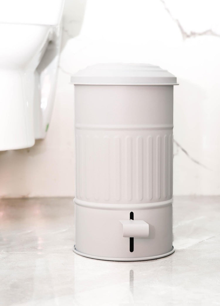 Trash Can Bathroom 5 Lt White MGL0009 - Exporgin | Türkiye Comes to You