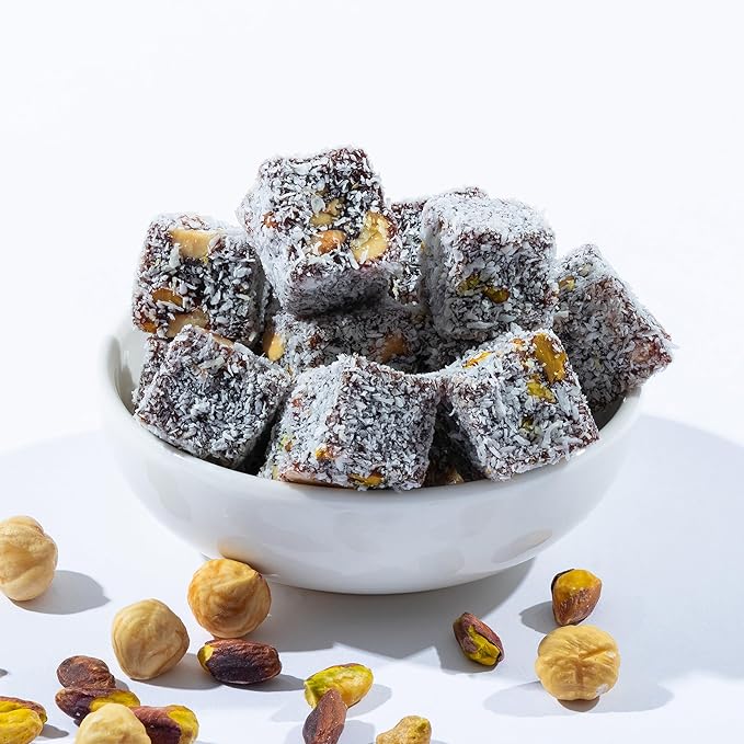 Turkish Delight with Assorted Nuts 200g (7.05 oz) - Exporgin | Türkiye Comes to You