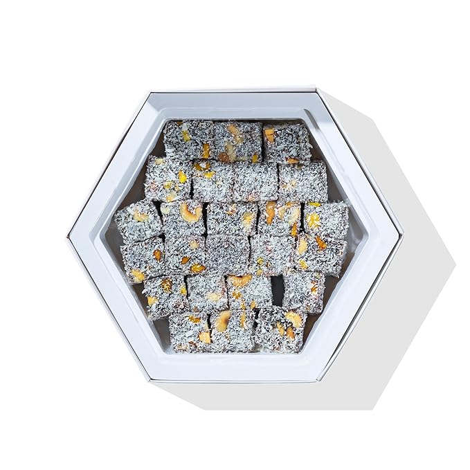 Turkish Delight with Assorted Nuts 200g (7.05 oz) - Exporgin | Türkiye Comes to You