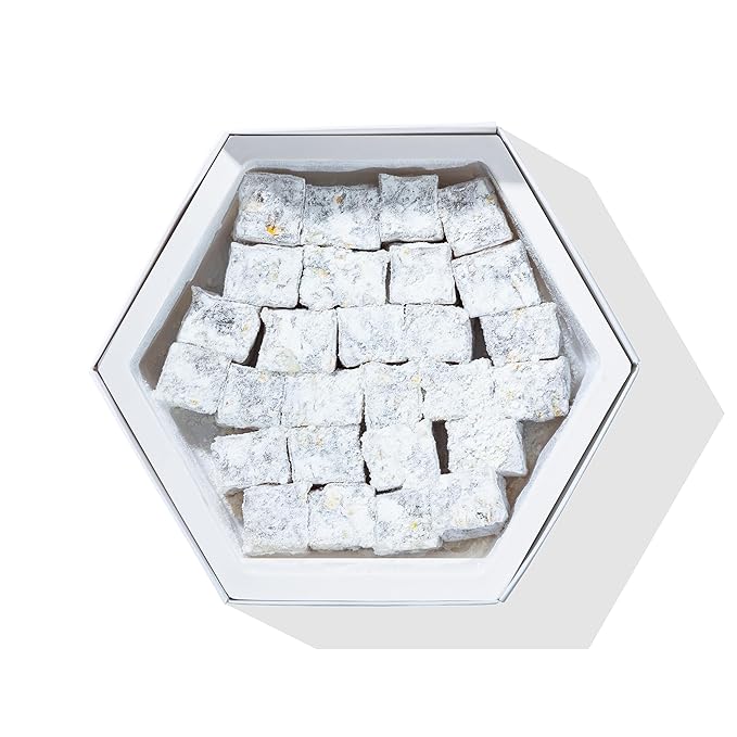 Turkish Delight with Double Roasted Pistachios – 160g (5.64 oz) / 200g (7.05 oz)/ 320g (11.29 oz) - Exporgin | Türkiye Comes to You