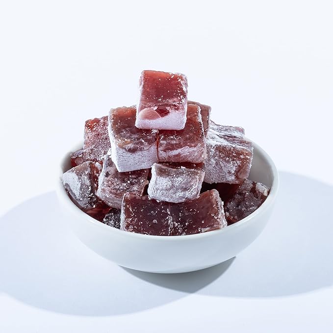 Turkish Delight with Rose Flavoured 320g (11.29 oz) - Exporgin | Türkiye Comes to You