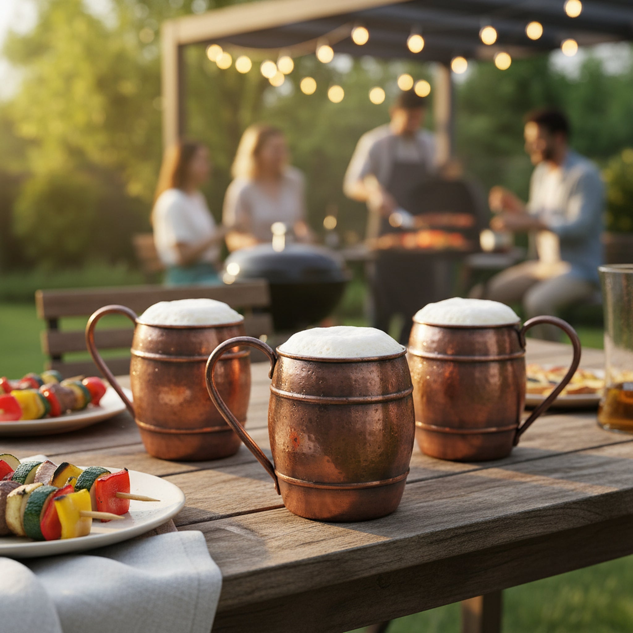 Turna Bakır – Copper Grande Glass – Hand - Hammered Turkish Artisan Drinkware – 1000ml (33.82 fl oz) (Oxidized Finish) - Exporgin | Türkiye Comes to You