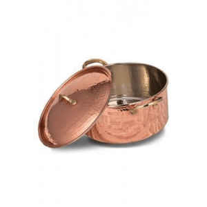 Turna Bakır Copper Italian Pot Hand - Hammared - Exporgin | Türkiye Comes to You