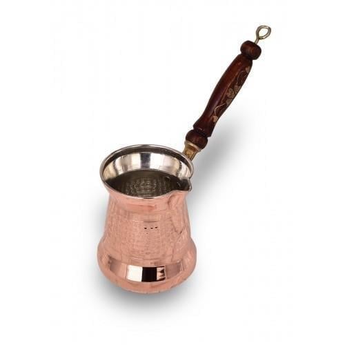 Turna Bakır – Hand - Hammered Copper Cezve – 100% Handmade & Durable – 250 ml - Exporgin | Türkiye Comes to You
